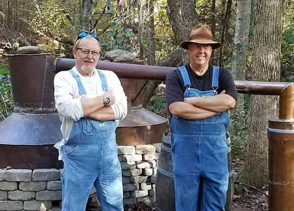 Image of Moonshiners cast Mark and Digger
