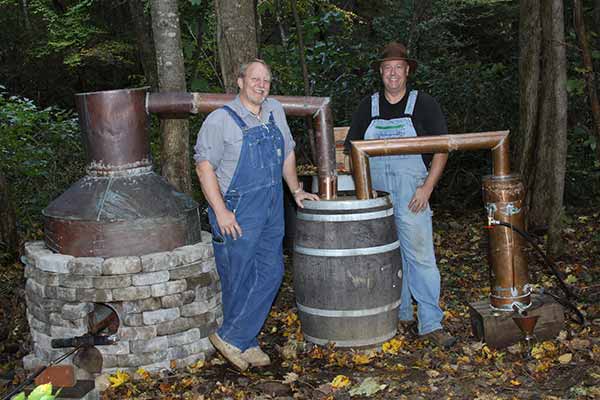 Image of Mark and Digger from Moonshiners