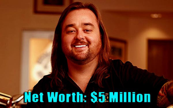 Image of TV Personality, Chumlee net worth is $5 million