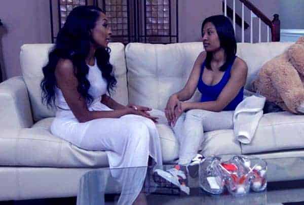 Image of Karlie Redd with her daughter Jasmine