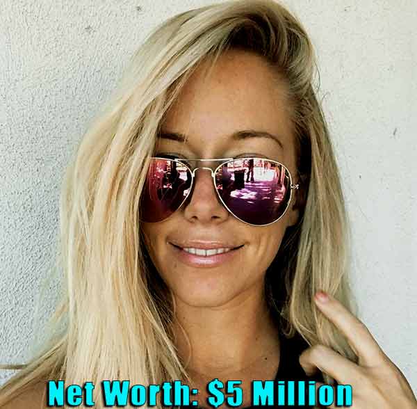 Image of TV Personality, Kendra Wilkinson net worth is $5 million