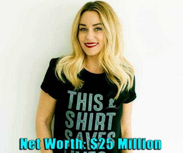 Image of TV Personality, Lauren Conrad net worth is $25 million