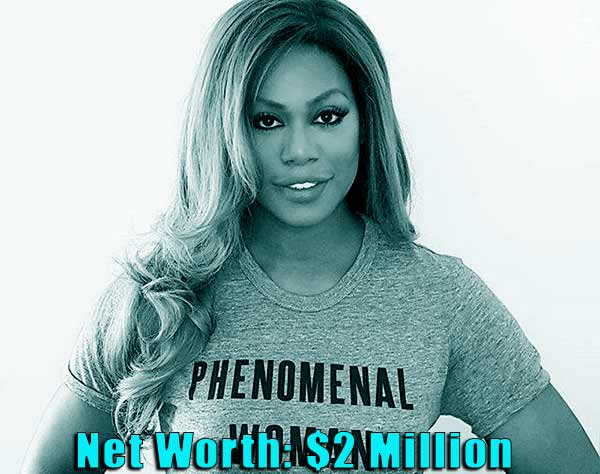 Image of TV Personality, Laverne Cox net worth is $2 million