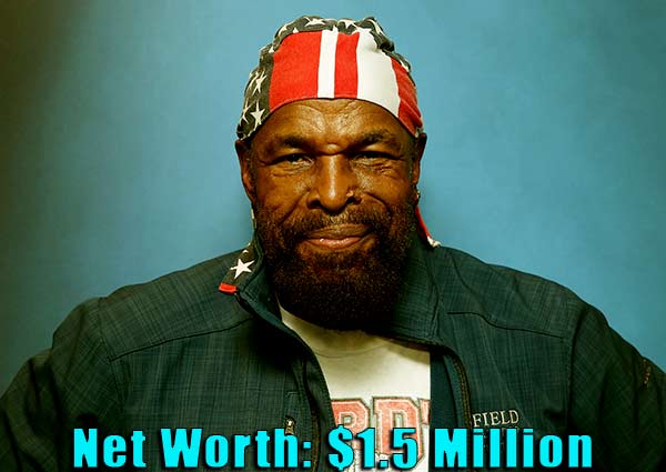 Image of Wrestler, Mr. T net worth is $1.5 million