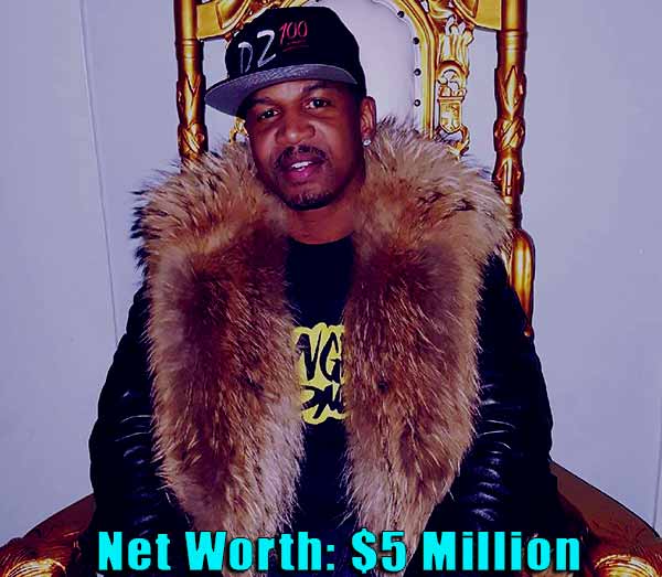 Image of American DJ, Stevie J net worth is $5 million