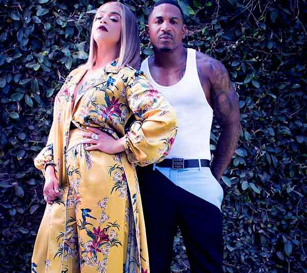 Image of Stevie J with his wife Faith Evans