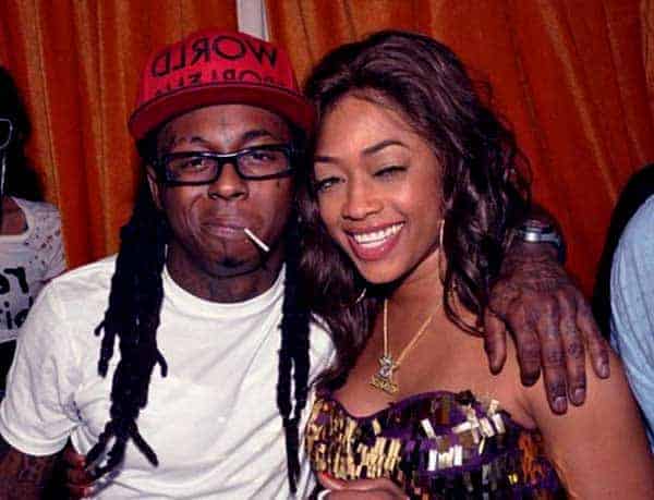 Image of Trina with her ex-boyfriend Lil Wayne