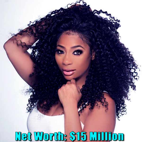 Image of TV Personality, Yandy Smith net worth is $15 million