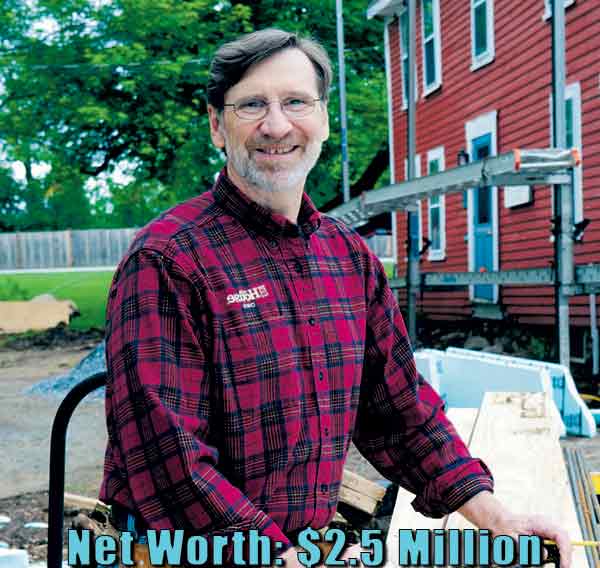 Image of This Old House cast Norm Abram net worth is $2.5 million