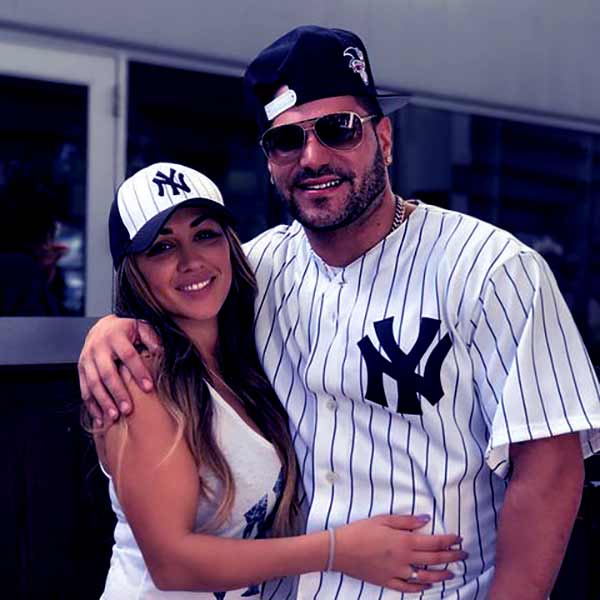 Image of Jen Harley with her ex-boyfriend Ronnie Magro
