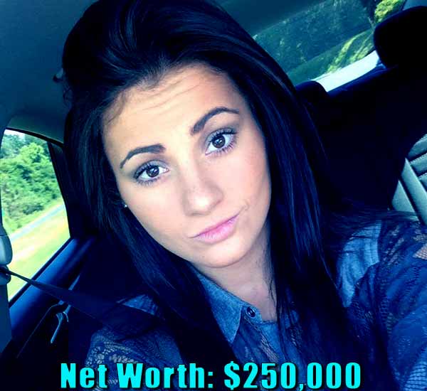 Image of TV Personality, Katelyn Sims net worth is $250,000