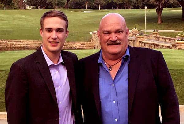 Image of Keith Colburn with his son Caelan Colburn