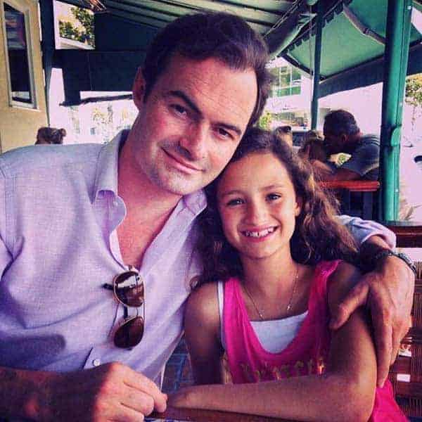 Image of Landon Clements ex-husband James with his daughter Lola