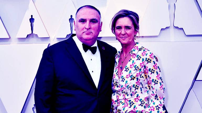 Image of José Andrés Net Worth. Meet His Wife Patrica Andres.