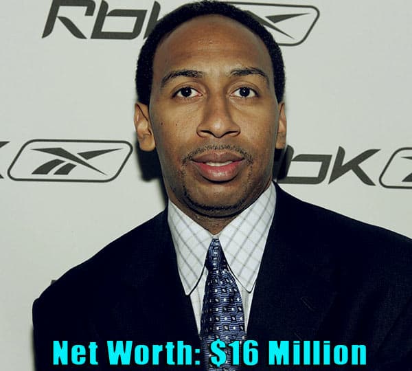 Image of Journalist, Stephen A. Smith net worth is $16 million