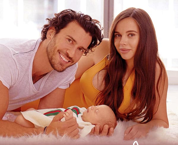 Image of Luiza Gawlowska and Steve Gold with their daughter, Rose Gold