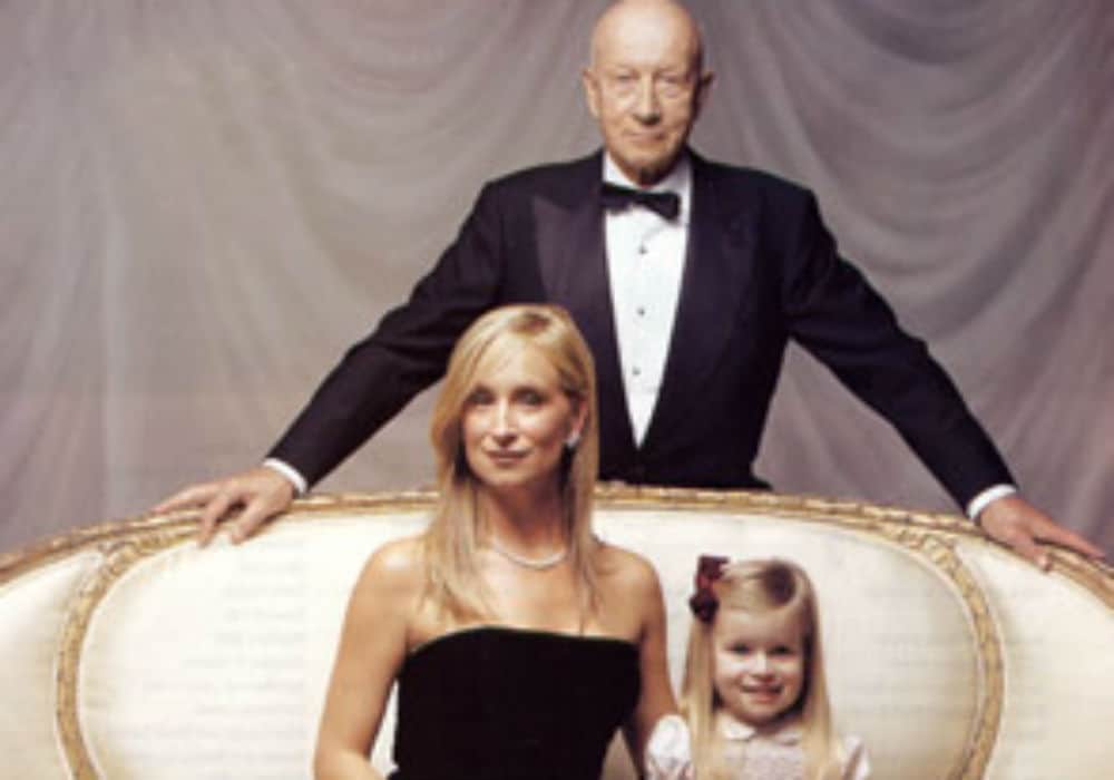 model Sonja Morgan and her Ex-Husband John Adams Morgan and daughter.