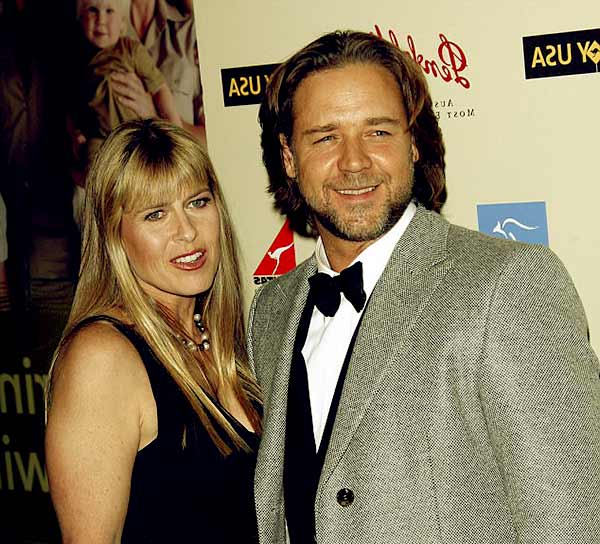 Image of Terri Irwin and Russel Crowe