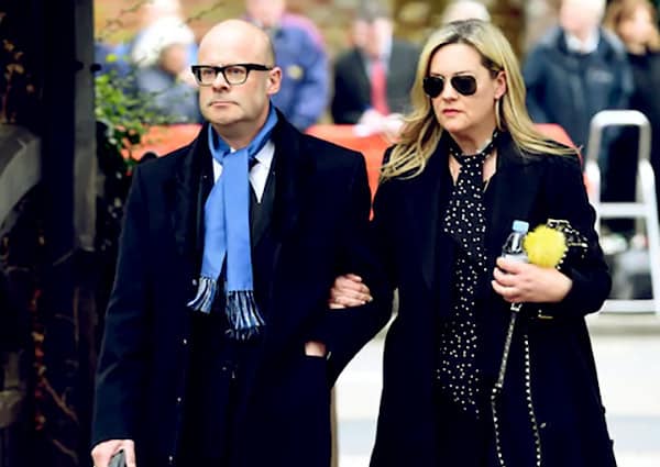 Image of Hill Duo Attending Four Candle Artist and Family Friend Ronnie Corbett's Funeral